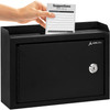 Adir Suggestion Box with Slot and Lock Drop Box with Lock Cash Dropbox 98x75x34 Inches Wall Mount Donation Box Metal Dep
