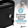 Adir Suggestion Box with Slot and Lock Drop Box with Lock Cash Dropbox 98x75x34 Inches Wall Mount Donation Box Metal Dep