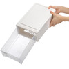 ZENFUN 3 Pack Plastic Stackable DrawerStorage Drawers Bins Small Drawertype Desk Organizer Boxes Translucent Small Chest