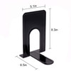 8 Pairs 16 Pieces 83 x 51 x 65 Inch Metal Bookends KINJOEK Heavy Duty Book Support with Anti Slip Pads for Books Magazin