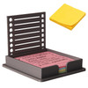 Sticky Note StencilPost It Stencil2025 New Sticky Note Holder with for 3x3 Notes Ideal for toDo Lists Office and School