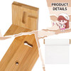 12 Kraft Paper Roll Dispenser Easel Paper Roll Holder Wall Mount Kraft Paper Roll Holder Wooden Paper Roll Dispenser for
