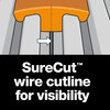 Fiskars SureCut Portable Paper Trimmer 9 Cut Length for Cardstock and Photos Fits in 3Ring Binder for Travel 10 Sheet Cu