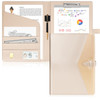 Toplive Executive Resume Padfolio Folder Business Portfolio Interview Presentation Legal Writing Pad Organizer with Card