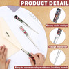 Chuangdi 4 Pieces Letter Opener Knife Fancy Stainless Steel Envelope Openers Slitter Lightweight Mail Opener Tool for Wo