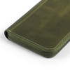 Londo Genuine Leather Padfolio Portfolio Folder with Pencil Holder Notepad Zipper Closure for Business Office Travel