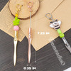 Framendino 6 Pack Beaded Letter Opener Blanks Metal Envelope Slitter for Office Supplies 3 Colors