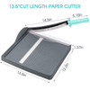 Paper Cutter Paper Trimmer with Safety Guard 12 Cut Length Paper Slicer with 16 Sheet Capacity Paper Cutting BoardGuillo