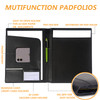 Leather Portfolio Folder Padfolio Business Padfolio Organizer Document Planner Portfolio Binder Storage Pocket for Legal