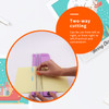 ZEQUAN Small Purple A4 Paper Trimmer Portable Paper Cutter for Label Origami Card Photo Coupon Scrapbook Cardstock Lamin