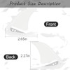 ZUFECY Envelope Opener 3pcs Letter Cutter with Concealed Sharp Blade Suitable for Envelope Parcel Paper Cut Safe Mail Op