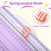 A4 Paper Cutter 12 Inch Paper Trimmer with 2pcs Replacement Blades with Safeguard Side Rulerfor Cut Gift CardCouponLabel