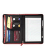 Gorbado Small Portfolio Organizer A5 Zippered Business Portfolio Junior Padfolio Folder Binder for Men Women5 x 8 Writin