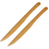 2Pcs 984 Inch Bamboo Envelope Opener Long Handle Desk Office Envelope Letter Opener Paper Cutting Envelope Slitter for S