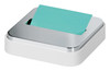 Postit Note Dispenser for 3 in x 3 in Notes White Base with Steel Top