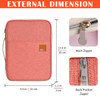Lanola MultiFunctional A4 Document Bags Waterproof File Document Holder Travel Gear Bags with Zipper Portfolio Organizer