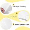 300 Sheet 4x6 Memo Holder Desk Notepad Tray Pad Paper Memo Sheets Non Sticky Memo Pads 4x6 Acrylic Notepad Holder for De