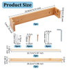 OLYCRAFT Wall Mount Kraft Paper Roll Holder for 12Inch Paper Wooden Easel Paper Roll Holder Kraft Paper Roll Dispenser K