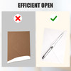 4pcs Letter Opener Stainless Steel Envelope Opener Slitter Pointed Tip Mail Opener Knife Open Envelopes Tool for School