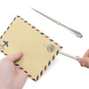 Honbay 1PCS Letter Opener Knife Letter Opening Tool Stainless Steel Envelope Slitter Metal Envelope Opener Sword Envelop