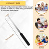 Zonon Office Letter Opener 3 Pcs Stainless Steel Knife Edge Blade Envelope Openers Lightweight Hand Letter Knives Mail S
