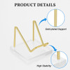 Acrylic Business Card Holder Display Business Card Organizer for Desk Gold Business Card Holder with Acrylic Base Office
