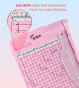 Firbon 12 Guillotine Paper Cutter Heavy Duty 12Sheet Capacity Trimmer for Cardstock Photos Scrapbooking Office Classroom