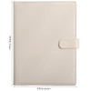 128 96 inch Portfolio Case Business Padfolio Smart Phone is Usable in Document Organizer Conference File Folder with A4L