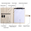 128 96 inch Portfolio Case Business Padfolio Smart Phone is Usable in Document Organizer Conference File Folder with A4L