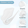 PATIKIL Letter Opener Envelope Slitter 6Pcs Mail Slitter Safe Mail Opener for Women Paper Postal Package Home Office Whi