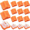 15 Pieces Paper Cutter Replacement Blade with Security Safeguar Paper Trimmer Blades RefillOrange