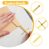 ZEYIYER Letter Openers Gold Letter Openers Envelope Slitter Decorative Envelope Opener Tool Vintage Mail Opener for Offi