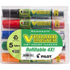 Pilot V Board Master Permanent Marker Medium Chisel Point Assorted 15Pack Pouch 43917 3