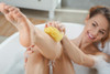 100% Natural Yellow Sea Sponge 5-6 by Spa Destinations I Medium Exfoliating Bath Sponge for Shower
