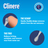 Clinere Ear Cleaners, Gentle Ear Cleaning and Ear Wax Removal Tool, Itch Relief, Exfoliates, 10