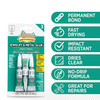 Aleenes Jewelry & Metal Glue, 0.1 oz 3-Pack - Instant Adhesive, Permanent Bond, Waterproof, Dries