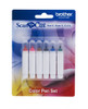 Brother ScanNCut Pen Set CAPEN1, 6-Piece Color Permanent Ink Pens for Drawing and Writing, Includes