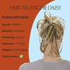 CAISHA Jumbo Scrunchie Braided Updo Wavy Messy Bun Hairpiece Blond Mix G13D