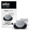 Braun EasyClick Body Groomer Attachment for Series 5, 6 and 7 Electric Razor, Compatible with