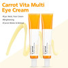 BRING GREEN Carrot Vita Eye Cream & Face Double SET 2 Count Anti-Aging, Wrinkles Eyecream with