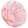 Auban Shower Cap, Shower Cap for Women Terry Cloth Lined EVA Exterior Reusable Double Layer