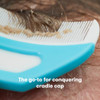 Frida Baby The 3-Step Cradle Cap System, DermaFrida The FlakeFixer, Sponge, Brush, Comb and Storage