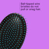 Conair Salon Results Hair Brush, Detangling Hair Brush for Men and Women, For All Hair Types, Metal