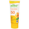 Alba Botanica Hydrating Sunscreen Lotion SPF 50 Fragrance Free 3 Oz