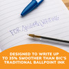 BIC Cristal Xtra Smooth Blue Ballpoint Pens, Medium Point 1.0 mm, School Supplies for Students