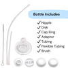 Hands-Free Baby Bottle - Anti-Colic Nursing System 4 oz Baby Bottle with Fast Flow Nipple/Teat 3m+