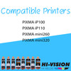 HI-Vision 8-Pack Compatible PGI35+CLI36 Pigment Compatible Black and Color Ink Cartridge
