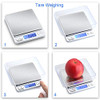 GDEALER Food Scale, 0.001oz/0.01g Precise Digital Kitchen Scale Gram Scales Weight Food Coffee