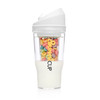 CRUNCHCUP XL Portable Cereal Cup for Breakfast On the Go - White