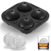 ACOOKEE Novelty Golf Gifts Ball Ice Maker Mold, 2.5 Large Sphere Round Ice Cube Mold for Cocktails
